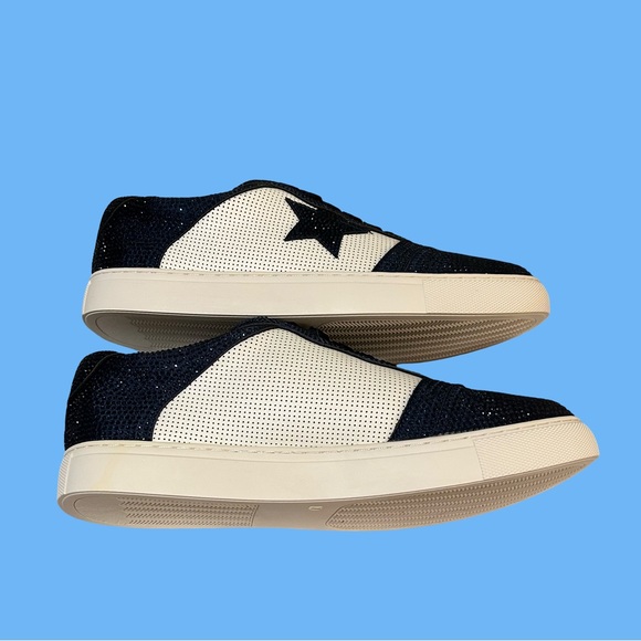 NWT! HEY GIRL, BY CORKY’S,IN NAVY BLUE/WHITE W/ CRYSTAL STAR, WOMAN’S SIZE 10. - Picture 4 of 16